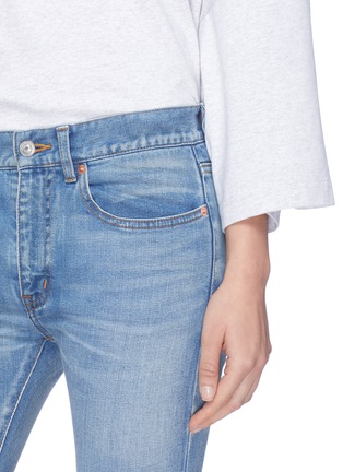 Detail View - Click To Enlarge - BALENCIAGA - Ripped knee skinny jeans