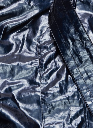 Detail View - Click To Enlarge - ISABEL MARANT - 'Eoji' waxed wrap skirt