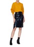Figure View - Click To Enlarge - ISABEL MARANT - 'Ivah' cropped mohair blend sweater