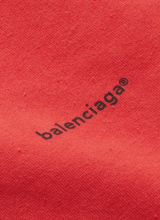  - BALENCIAGA - Logo print sweatshirt