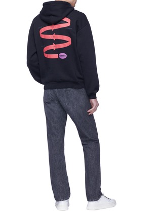 Figure View - Click To Enlarge - BALENCIAGA - Graphic chart print hoodie