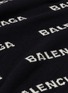 - BALENCIAGA - Logo intarsia half-zip sweater
