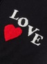  - - - 'Love' slogan intarsia cashmere cardigan