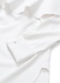  - OSCAR DE LA RENTA - Ruffle silk georgette one-shoulder blouse