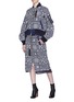Figure View - Click To Enlarge - SACAI - x Reyn Spooner floral embroidered bomber jacket