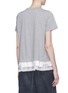 Back View - Click To Enlarge - SACAI - Pleated tiered hem T-shirt