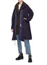 Figure View - Click To Enlarge - SACAI - Trench panel drawstring parka