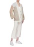 Figure View - Click To Enlarge - STELLA MCCARTNEY - Faux fur shearling patchwork cardigan