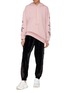 Figure View - Click To Enlarge - STELLA MCCARTNEY - 'All is Love' slogan embroidered sweatshirt