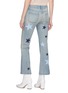Back View - Click To Enlarge - STELLA MCCARTNEY - Star print flared jeans