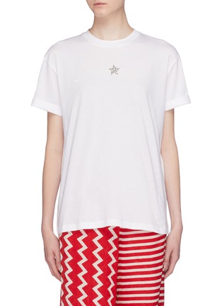 Main View - Click To Enlarge - STELLA MCCARTNEY - Star embellished T-shirt