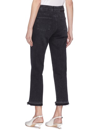 Back View - Click To Enlarge - STELLA MCCARTNEY - Star embroidered straight leg jeans