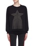 Main View - Click To Enlarge - STELLA MCCARTNEY - Beaded star fringe sweatshirt