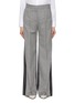 Main View - Click To Enlarge - STELLA MCCARTNEY - 'Reine' colourblock stripe outseam chevron wool pants