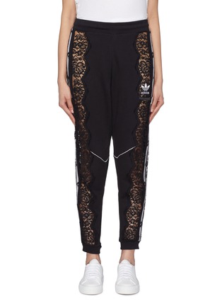 Main View - Click To Enlarge - STELLA MCCARTNEY - x adidas 3-Stripes lace outseam jogging pants