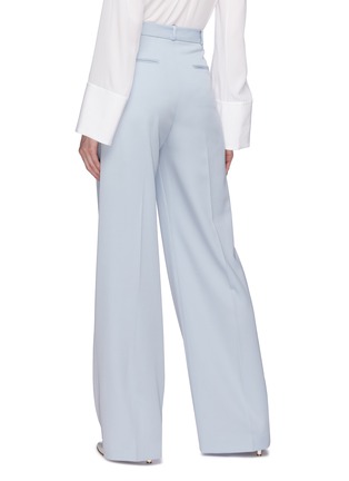 Back View - Click To Enlarge - STELLA MCCARTNEY - Pintucked wool suiting pants