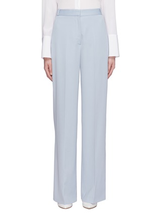 Main View - Click To Enlarge - STELLA MCCARTNEY - Pintucked wool suiting pants