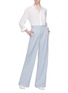 Figure View - Click To Enlarge - STELLA MCCARTNEY - Pintucked wool suiting pants