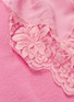  - STELLA MCCARTNEY - Lace trim knit panel crepe midi skirt