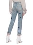Back View - Click To Enlarge - STELLA MCCARTNEY - Star print skinny boyfriend jeans