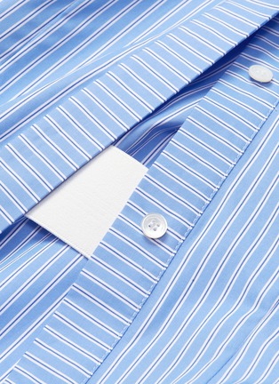  - STELLA MCCARTNEY - Check plaid panel stripe shirt dress