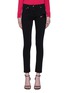 Main View - Click To Enlarge - VALENTINO GARAVANI - 'Love Story' embellished heart patch skinny jeans