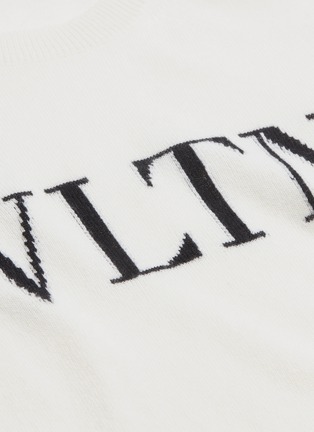  - VALENTINO GARAVANI - Logo intarsia sweater