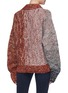 Back View - Click To Enlarge - VICTORIA BECKHAM - Gradient chunky knit sweater