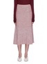 Main View - Click To Enlarge - VICTORIA BECKHAM - Mélange rib knit skirt