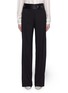 Main View - Click To Enlarge - VICTORIA BECKHAM - Wide martingale virgin wool-mohair pants