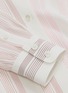  - VICTORIA BECKHAM - Stripe silk grandad shirt