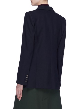 Back View - Click To Enlarge - VICTORIA BECKHAM - Oversized notched lapel virgin wool blazer