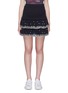 Main View - Click To Enlarge - ISABEL MARANT ÉTOILE - 'Naomi' smocked waist embroidered tiered skirt