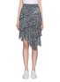 Main View - Click To Enlarge - ISABEL MARANT ÉTOILE - 'Jeezon' asymmetric graphic floral print tiered skirt