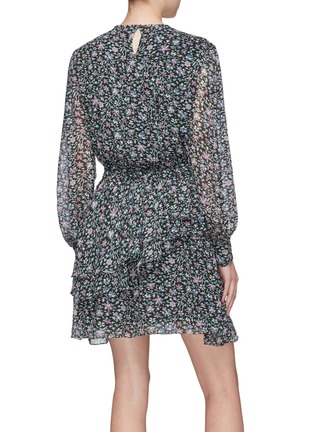 Back View - Click To Enlarge - ISABEL MARANT ÉTOILE - 'Joly' floral print tiered ruffle dress