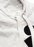 ISABEL MARANT ÉTOILE - 'Mansel' logo velvet flock print hoodie