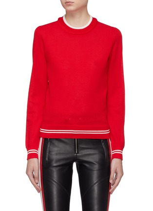 Main View - Click To Enlarge - ISABEL MARANT ÉTOILE - 'Dessie' stripe boarder sweater