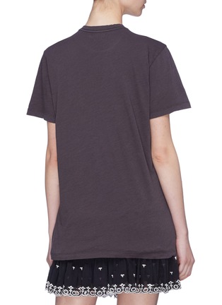 Back View - Click To Enlarge - ISABEL MARANT ÉTOILE - 'Tewel' logo graphic print T-shirt