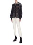 Figure View - Click To Enlarge - ISABEL MARANT ÉTOILE - 'Eva' scalloped ruffle trim embroidered blouse