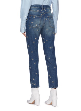 Back View - Click To Enlarge - ISABEL MARANT ÉTOILE - 'Cliffy' star embroidered jeans