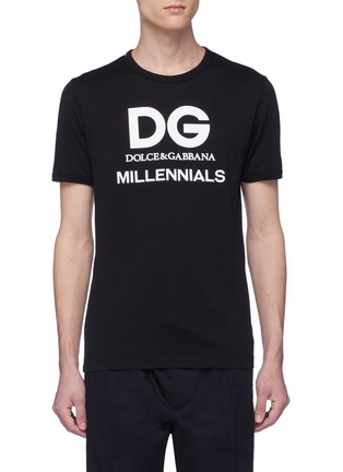 Main View - Click To Enlarge - - - 'DG Millennials' print T-shirt