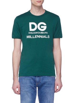 Main View - Click To Enlarge - - - 'DG Millennials' print T-shirt