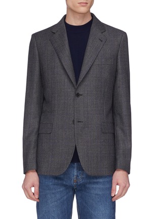 Main View - Click To Enlarge - STELLA MCCARTNEY - 'Trevis' houndstooth check plaid wool blazer