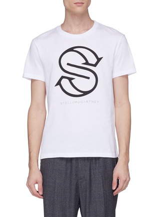 Main View - Click To Enlarge - STELLA MCCARTNEY - 'Recycle S' print T-shirt