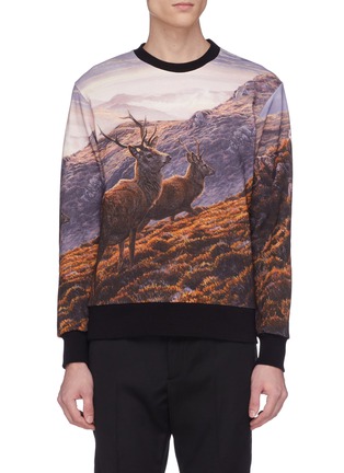 Main View - Click To Enlarge - STELLA MCCARTNEY - Deer photographic print sweatshirt