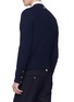 Back View - Click To Enlarge - THOM BROWNE  - Patch pocket wool rib knit cardigan