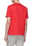 Back View - Click To Enlarge - THOM BROWNE  - Button outseam colourblock chest pocket T-shirt