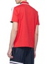 Back View - Click To Enlarge - THOM BROWNE  - Colourblock polo shirt