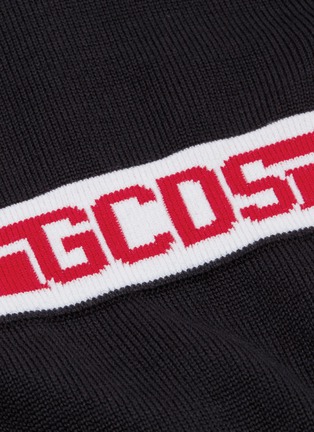  - GCDS - Logo stripe turtleneck sweater
