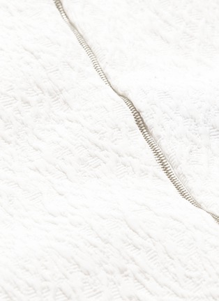 Detail View - Click To Enlarge - ROLAND MOURET - 'Arreton' split hem textured pencil skirt